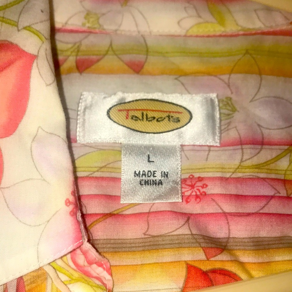 Talbots Long Sleeve Blouse
